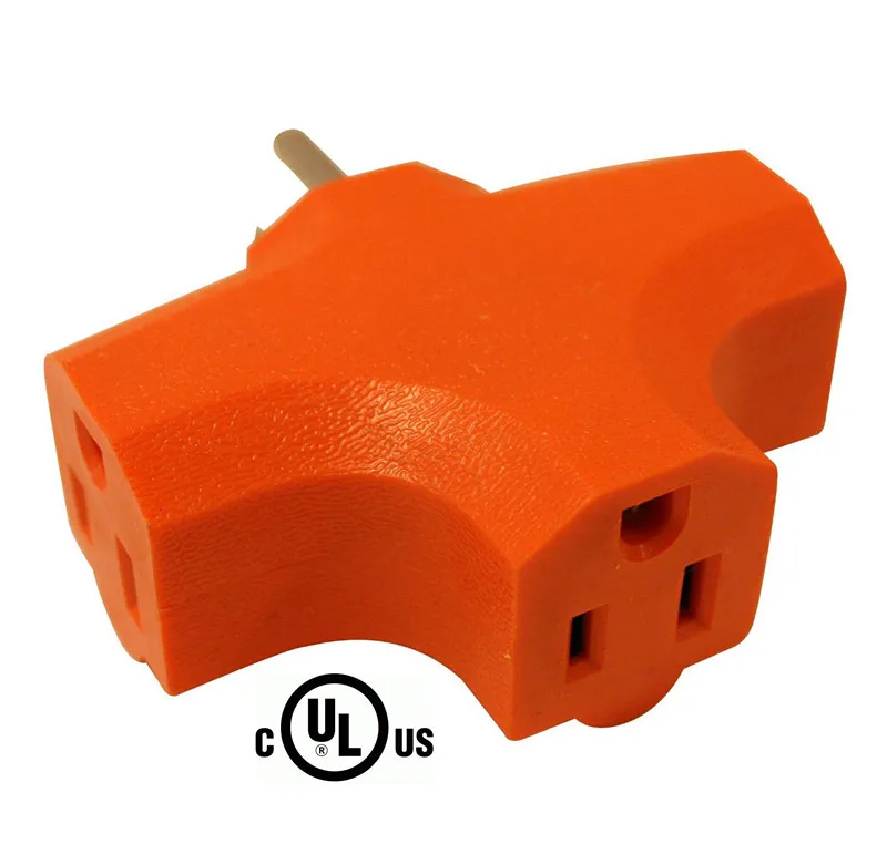 3 Way Outlet Wall Plug Adapter 3 Prong T Shaped Wall Tap - Buy T Shaped Wall Tap,3 Prong T Shaped Wall Tap,3 Way Outlet Wall Plug on