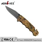 Cutter Camouflage Tinted Blade Belt Cutter Glass Breaker Outdoor Pocket Knife