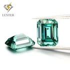 Green Diamond Greend/e/f/g/h/i/j/k Emerald Cut Green Moissanite Clarity Vvs Octagon Asscher Cut Shape Gems Moissanite Diamond Price Per Carat