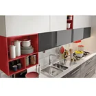 2020 Hangzhou Vermont New Design European Laminated Style Furniture Kitchen Cabinet Wood Set