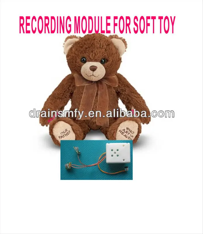 Record message and sound and melody module for soft toy from 3'sec-60'sec