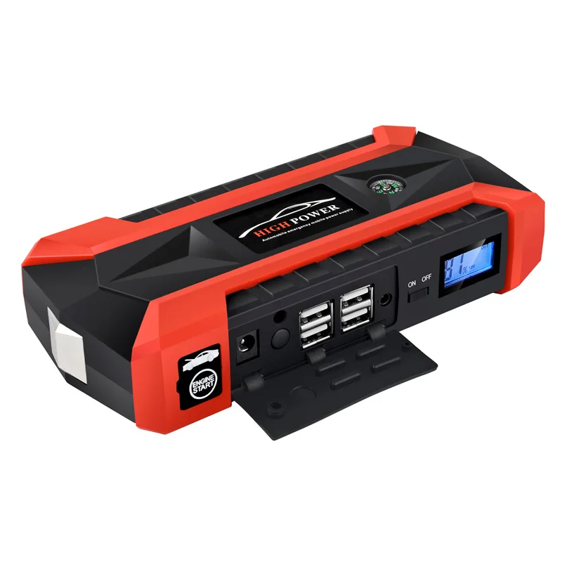12V 20000mAh Portable Jump Starter Pack Car Battery Charger Power Bank LED Light 