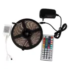 Led Strip Rgb 12v Led12v Ranpo IP65 Waterproof LED Strip Light 5M RGB 5050 300 SMD 44 Key Remote 12V Power Full Kit