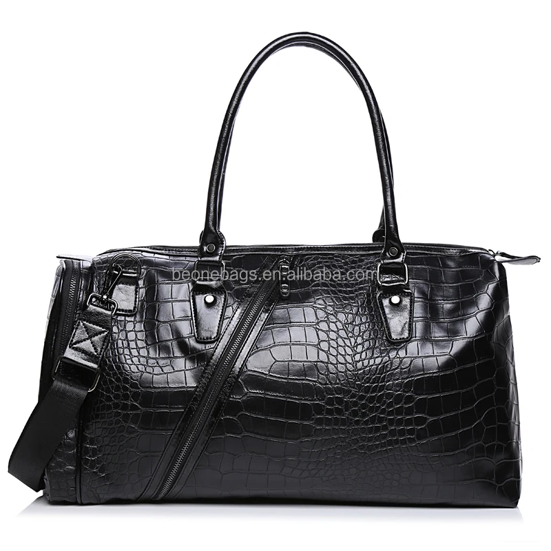 crocodile duffle bag