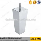 Tube Leg Chrome Tubes Legs Square Tube Chrome Metal Screw Sofa Leg Foshan Supplier