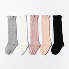 2021 Lovely Baby Kids Toddlers Girls Knee High Socks Tights Custom Cotton Baby Knee High Socks