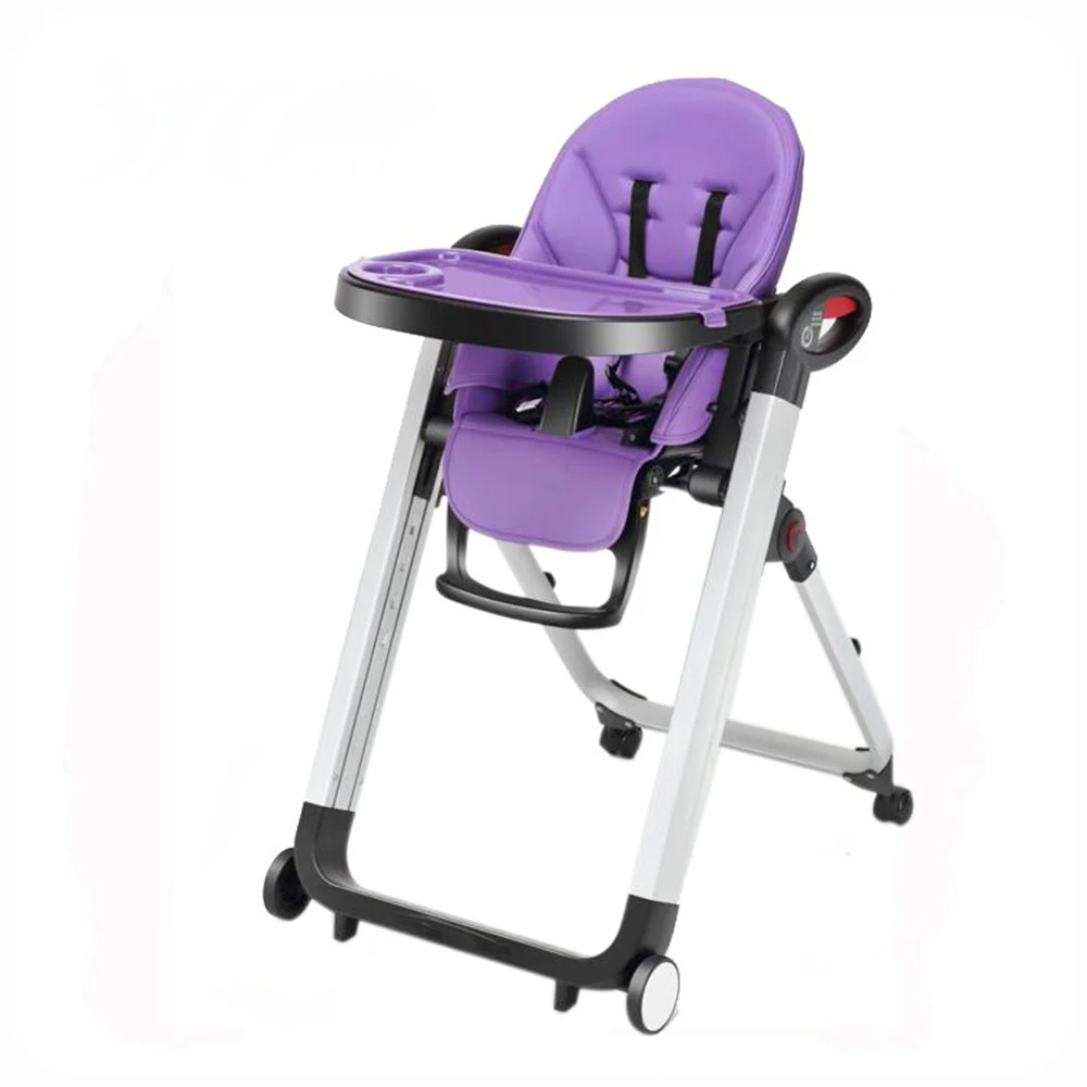 purple high chair