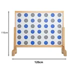Jumbo Lawn Games Large Wooden Connect 4 In A Row Game