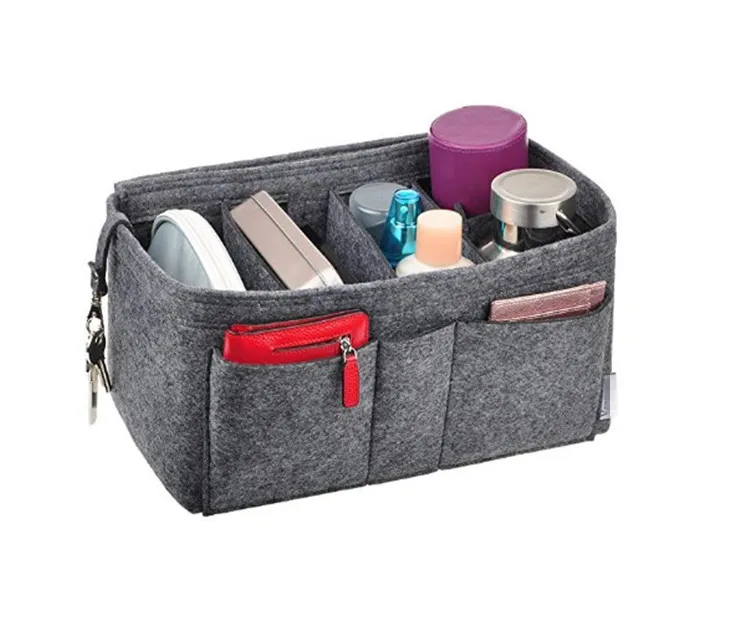 Bolso De Mano De Fieltro Estuche Organizador Inserte Divisor Bolso De Mano De Fieltro Estuche Organizador Inserte Divisor