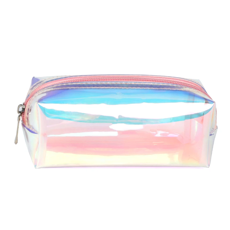 Green Clear Pencil Case for Exam Large Capacity Pencil Case Clear Exam Pencil Pouch Cheap Pencil Case
