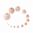 Beads Jewelry Making Wooden 50 Mm Round Wooden Beads Wholesale 4 Mm To 50 Mm Custom Unfinished Natural Round Wood Beads Jewelry Making Wooden Beads 12mm