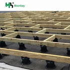 Floor Adjustable Floor Feet For Wooden Joists Decking