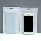 Hook Bag For Zip Plastic Packaging Bags For Garment Clear Plastic Hanging Hook Bag For Garment Packing With Zip Closure