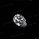 Pear Shape Gemstone Cheap Price Pear Shape Brilliant Cut Synthetic Gemstone Material Pear Moissanite