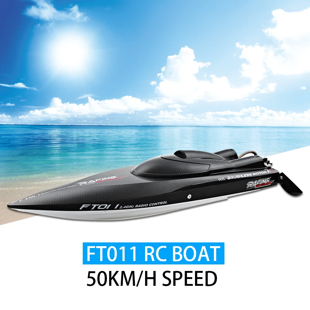 Hot!FeiLun FT011 2.4G RC Boat High Speed Brushless Motor Built-in Water Cooling 