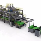Unwoven PP Spunbond Unwoven Fabric Making Machine For Garments And Shoes