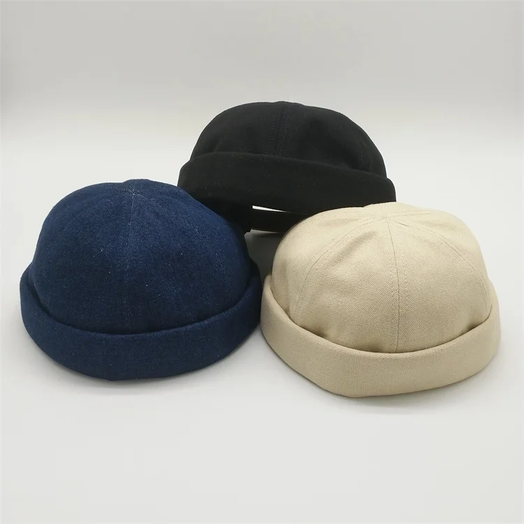 visorless baseball cap