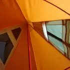 Big Family Tent 2 Layers Tent Canvas Stylish Single Layer Aluminum Framed Teepee Shelter Folding Big Family Tipis Bell Cube Tent For Mountaineering Sports