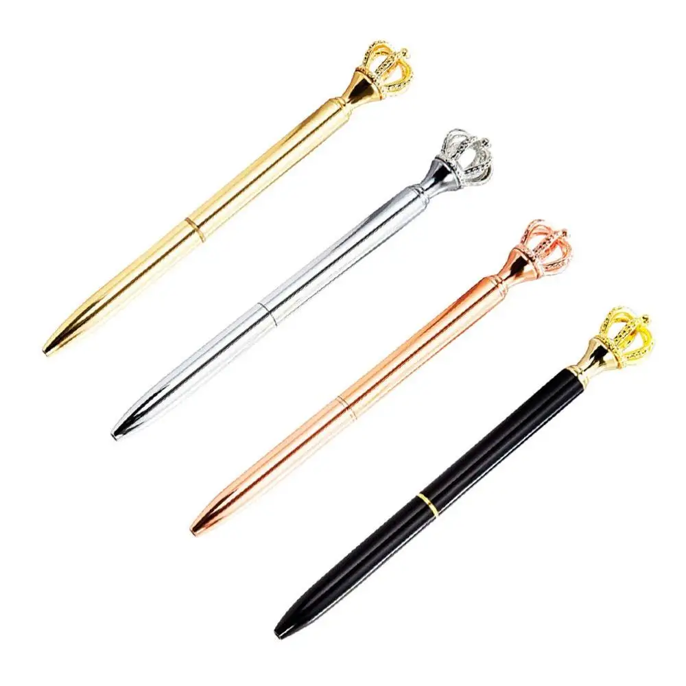 crown top pens,fantastic gift for women,metal ballpoint pens