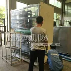 Family Used KINGWELL Family Used Single Phase Small 500kgs 700kgs 1ton Tube Ice Maker Machine For Sale