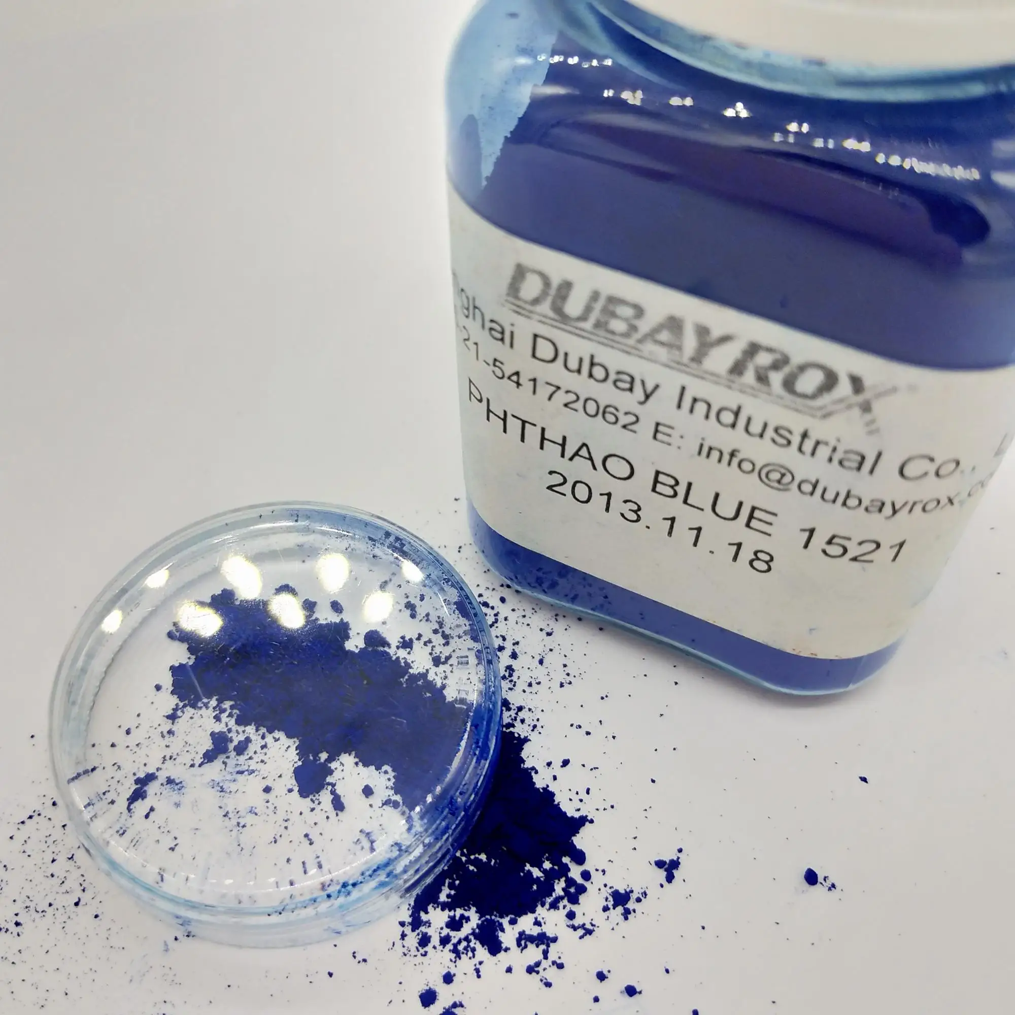 phthalo blue pigment with high heat resistance for ink coating