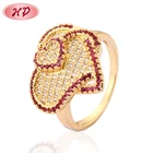 Gold Plated Turkish Rings Fashion Design Turkish Gold Plated Wedding Rings Jewelry Women