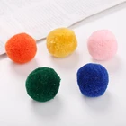Plush Toys Kittens Hot Selling Random Ball Kitten Chew Plush Interactive Colorful Ball Cats Toys