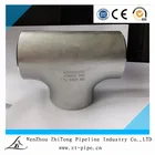 Asme Steel Tee ASME SS304 Dn40 Stainless Steel Straight Tee