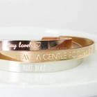 Cuff Cuff Bangle Custom Engraved Bangle Bracelets Personalized Gold Filled Cuff Bracelet Rose Gold Filled Bangle