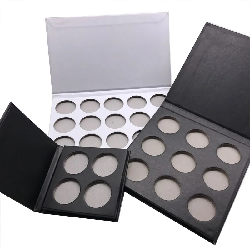 Private label Cosmetic custom Empty eyeshadow Palette packaging for 26mm eye shadow