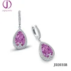Beautiful Earring Earrings Bridal Wedding Jewelry Beautiful Dazzle Teardrop 925 Silver Earring