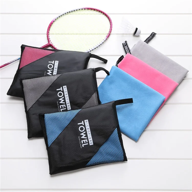 Stock Wholesale  Custom Logo Fast Drying Lightweight Fitness Travel Camping Microfibre Cooling Cool Sports Towel