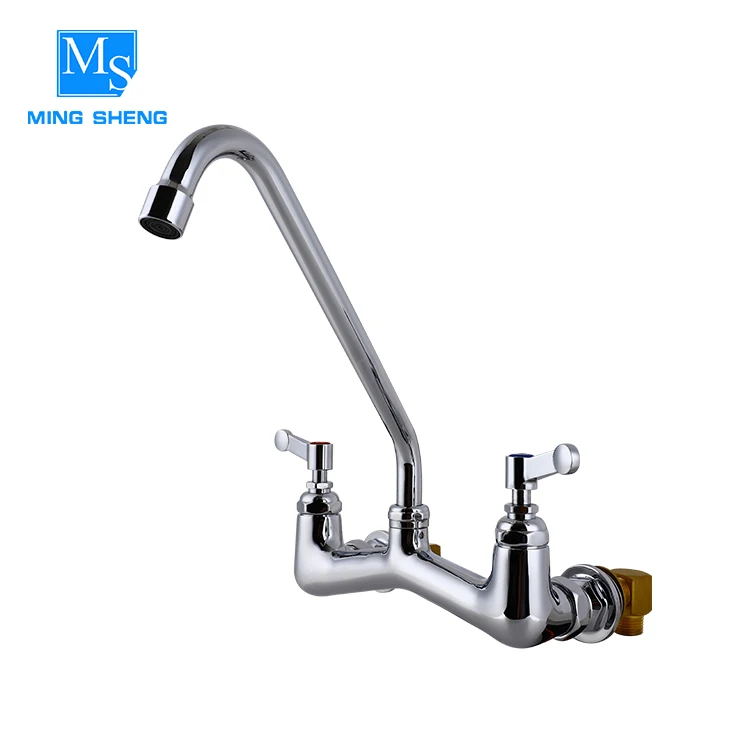 restaurant kitchen extension faucet CHICAGO Handle Bar swing deck-mounted workboard faucets for restaurants