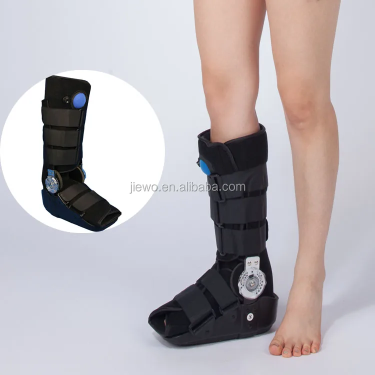Avanzata Walking Boot Walker Brace Ankle Destinato a fratture del piede Grave distorsione della caviglia Lesioni dei tessuti molli Lavampiede e lavampiede con imbottitura in schiuma offrono XL 