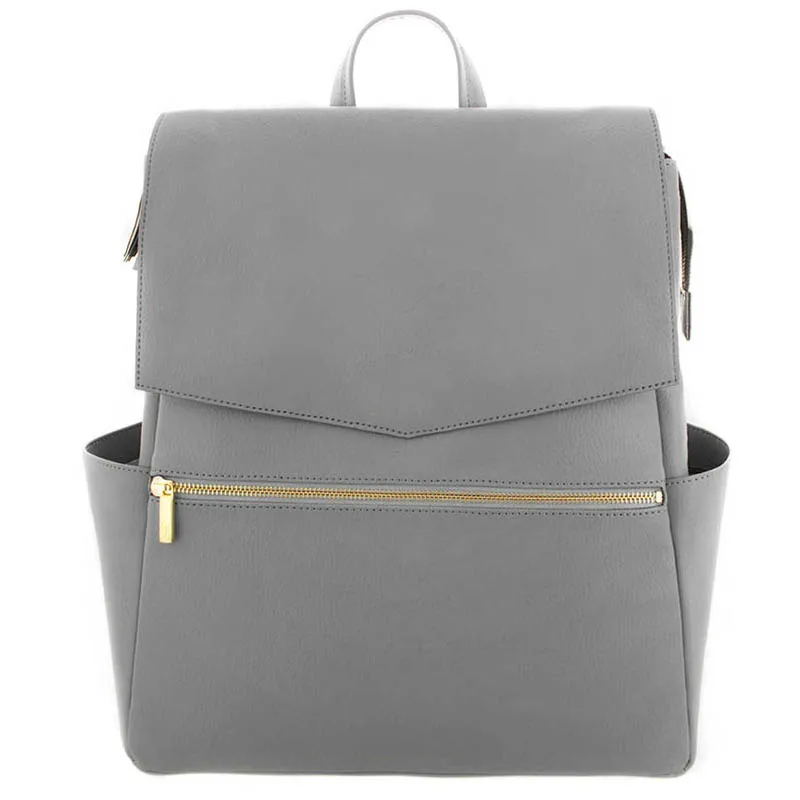 mom leather backpack