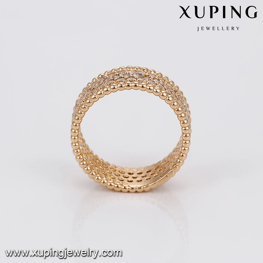 14665 fashion jewelry low price wholesale copper alloy rich style ring for women 18k gold finger ring