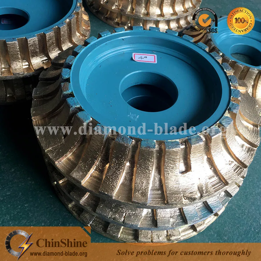 Sintered Diamond Stone Edge Profiling Wheel For Milling Granite And