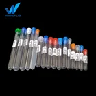 Test 3.5ml 5ml 7ml 10ml 16ml 17ml 20ml 30ml 40ml Clear Plastic Test Tube With Lid