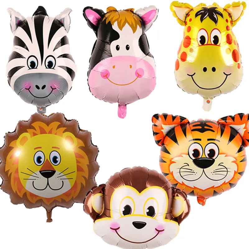 Animals Foil Balloons Forest Party Decorations Child Teaching Toys Animal  Head Helium Balloon Party Happy Birthday Balloons - Buy Happy Birthday Balloons  Animal Themed Balloons Happy Birthday Baby Shower Wedding Hot Air