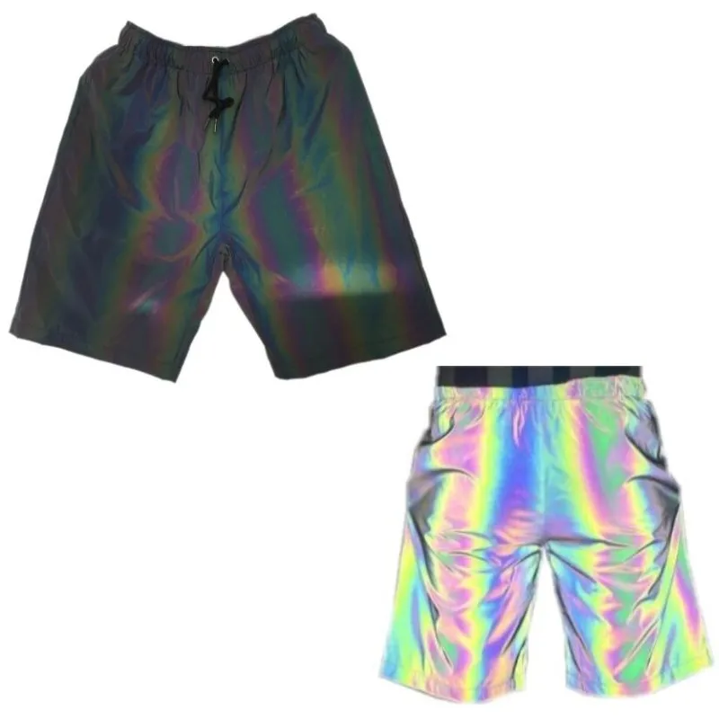 Night Light Reflective Shorts Men Women 