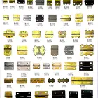 Antique Brass Bronze Silver Factory Sale Wholesale Cheap Metal Hinges