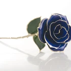 Rose Rose Handmade Luxury 24k Real Gold Plated Natural Rose Flower With Acrylic Base And Gift Box