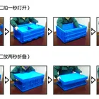 Plastic Industrial Container Containers Plastic Industrial Plastic Containers Hard Plastic Laundry Storage Heavy Duty Foldable Industrial Container For Food Storage Crate Box Containers Basket With Lids