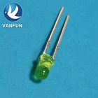 3mm Led Green 3mm 3mm Round Led Diode 3mm Round 0.06W Led Light Emitting Diode Green Diffused Dip Led Diode
