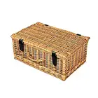 Basket Wicker Basket Wicker Hamper Basket For Picnic English Afternoon Tea Basket Wicker Storage Trunk