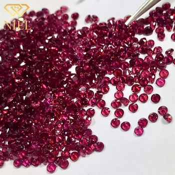 1.75mm Natural Myanmar pigeon blood vivid red ruby gems price gemstone for jewelry
