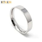 Titanium Ring Titaniumtitanium 4mm Titanium Ring Cores Metal Accessories For DIY Wedding Band Ring