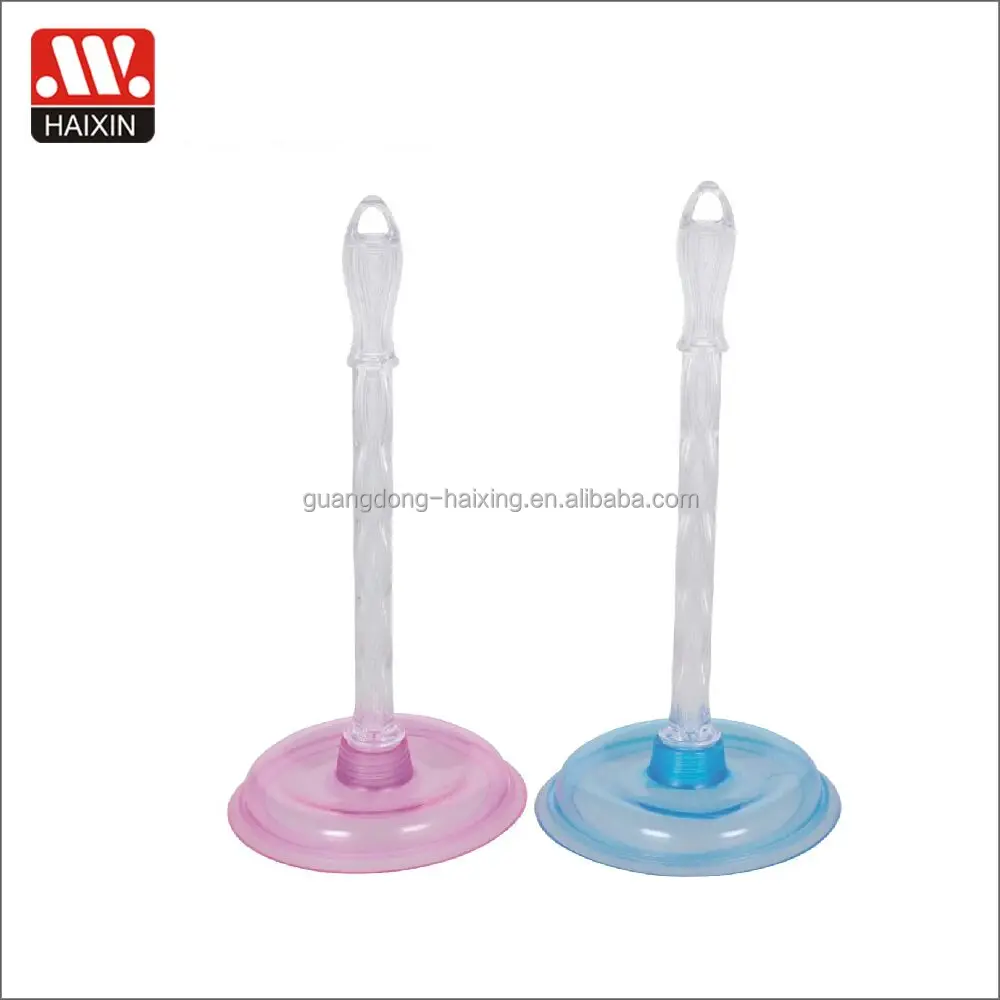 Haixing plastic toilet plunger set