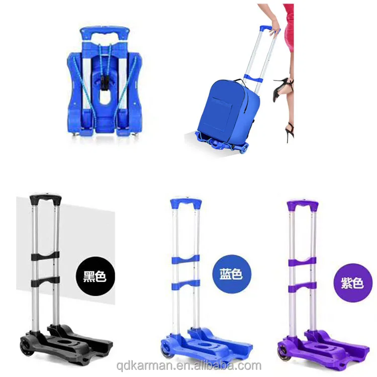 Portable Cart Folding Dolly Push Truck Hand Collapsible Hand Trolley Luggage UK 
