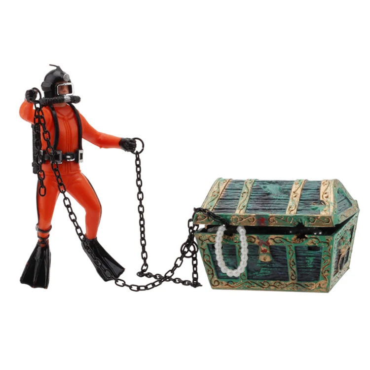 treasure chest aquarium decoration